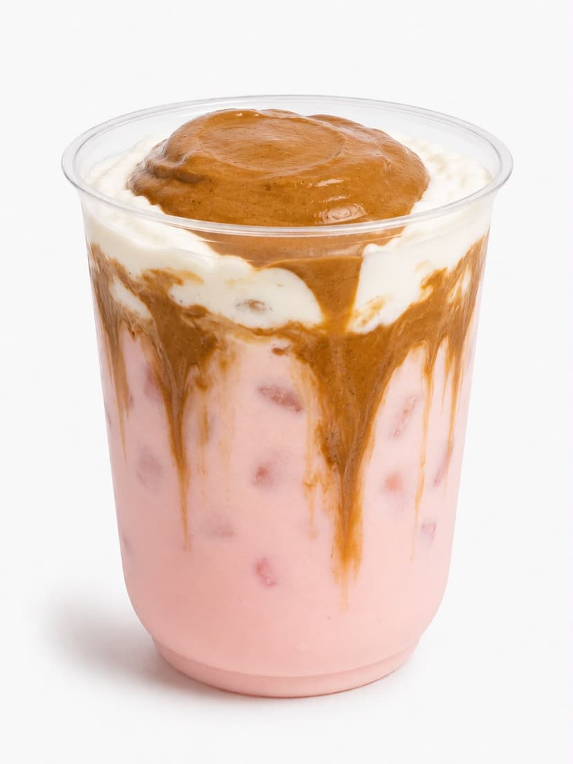 Pink Coffee Latte